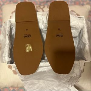 Chloé Woody Flat Mule’s size 39 (US 9)